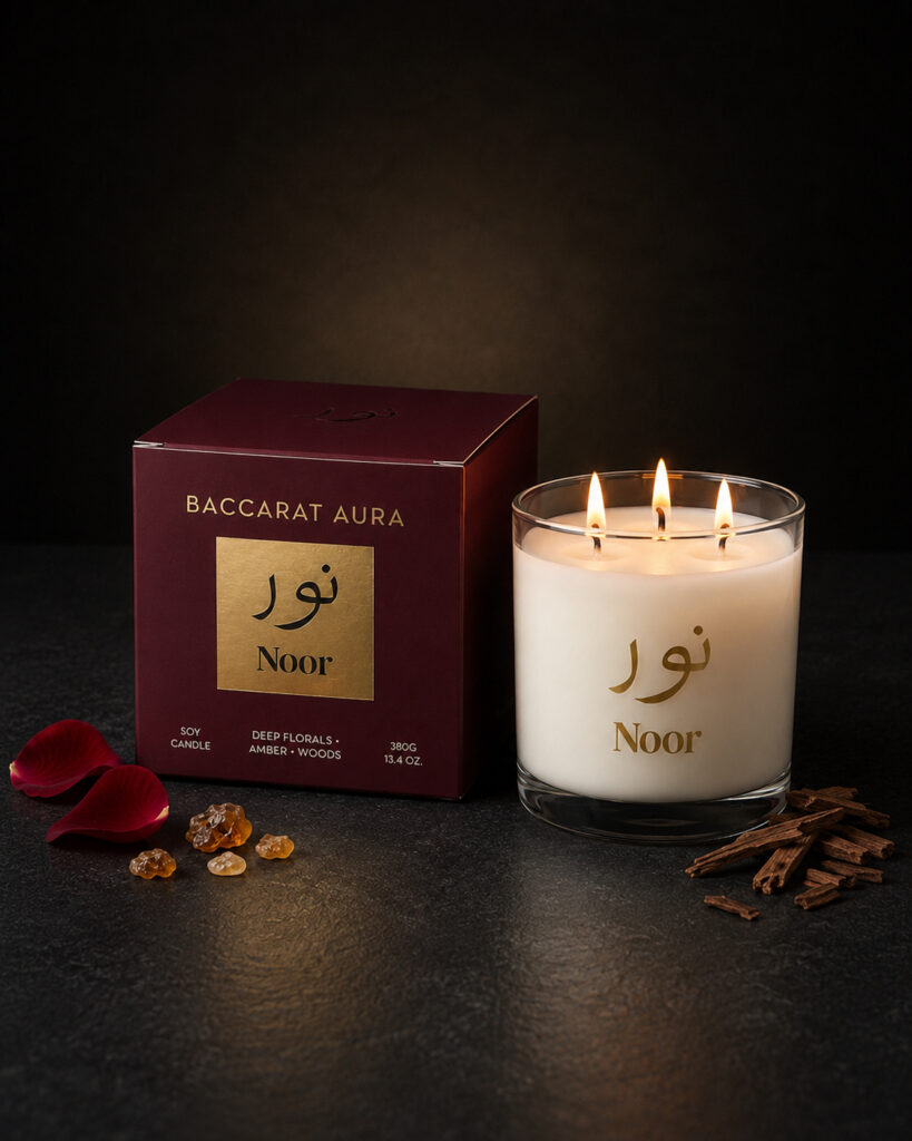 Baccarat aura candle UAE
