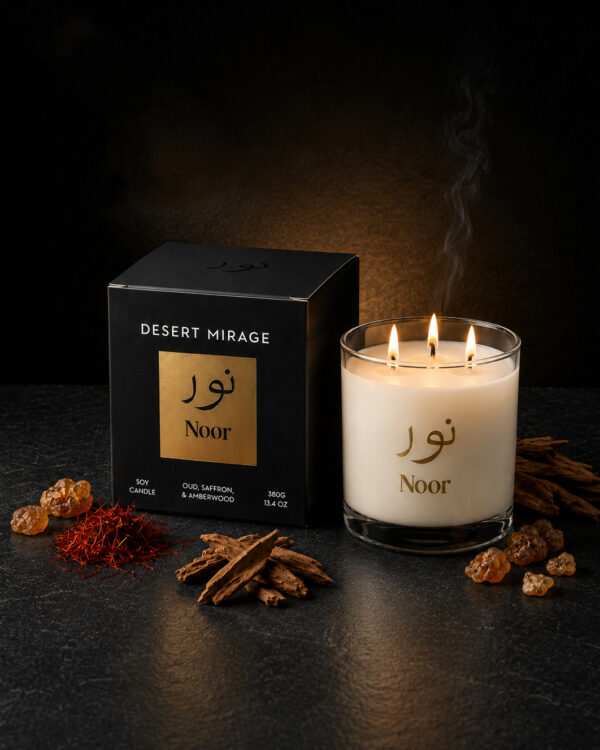 Desert mirage candle UAE