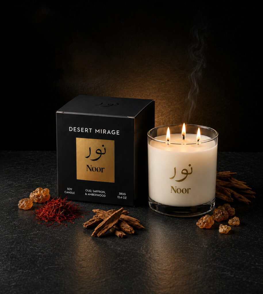 Desert mirage candle UAE