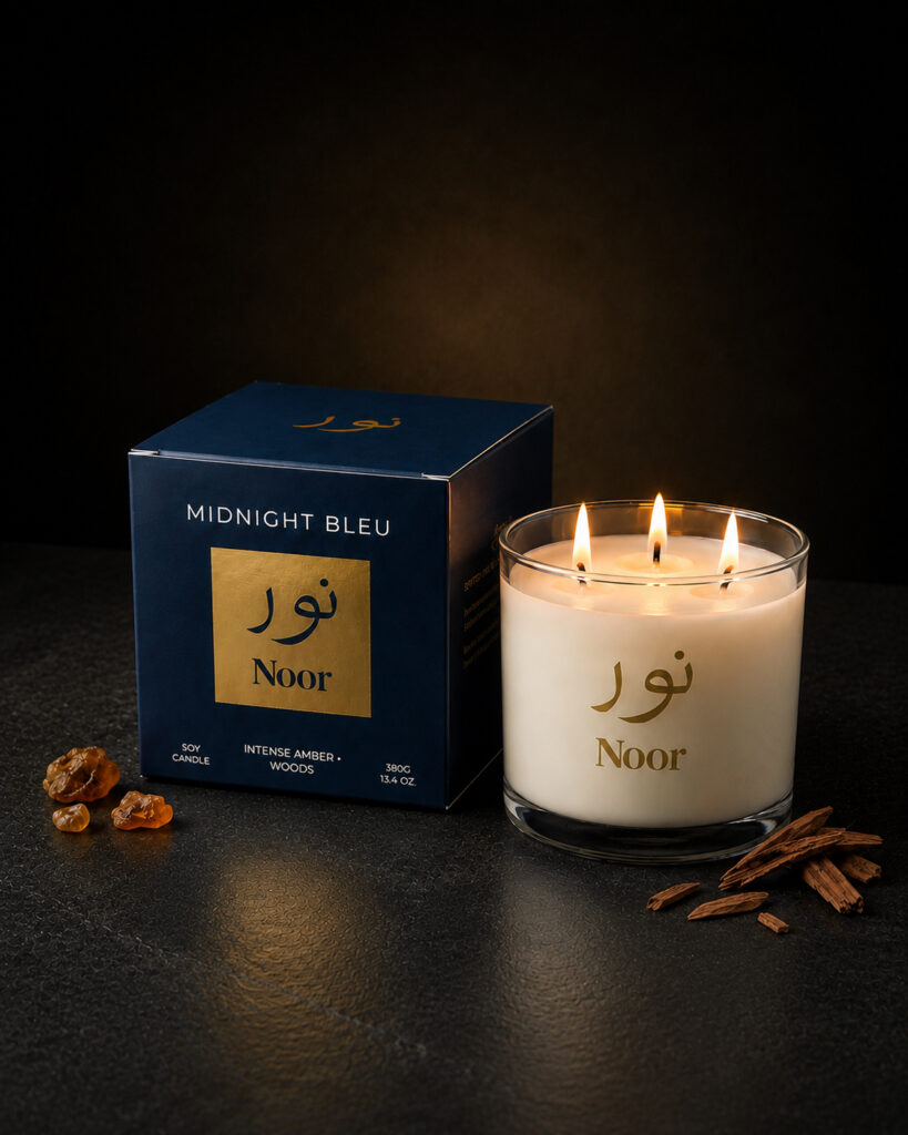 Midnight bleu candle UAE