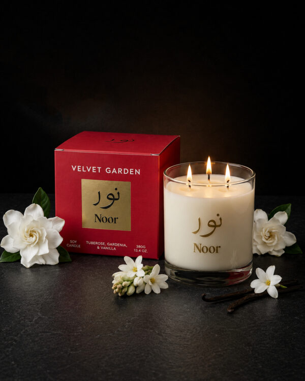 Velvet garden candle UAE