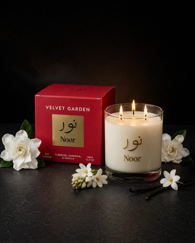 Velvet garden candle UAE