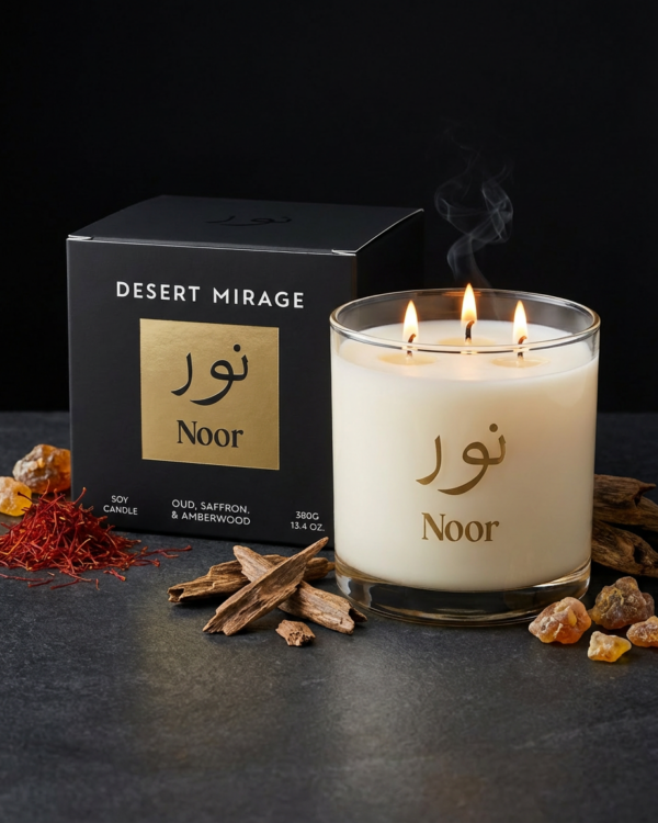 Desert mirage candle UAE