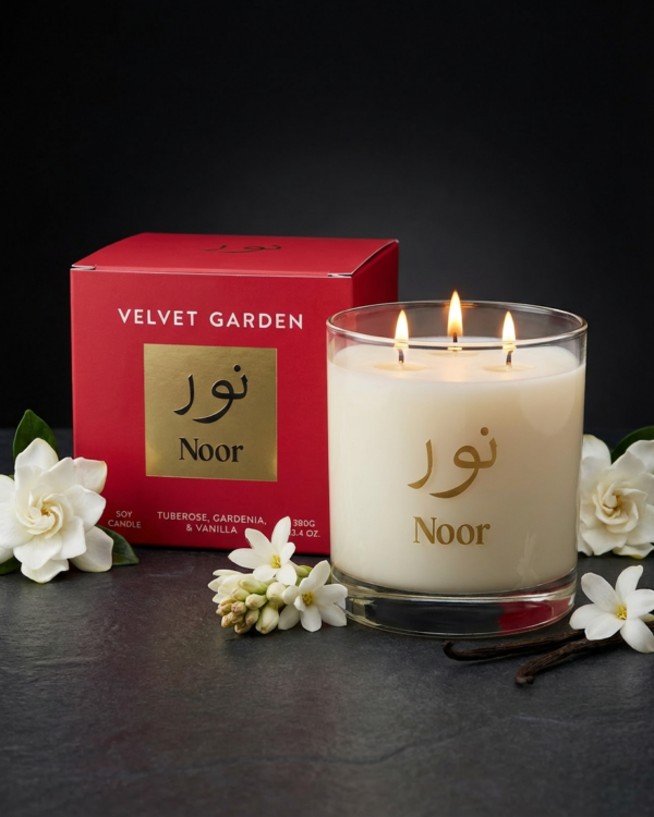 Velvet garden candle UAE